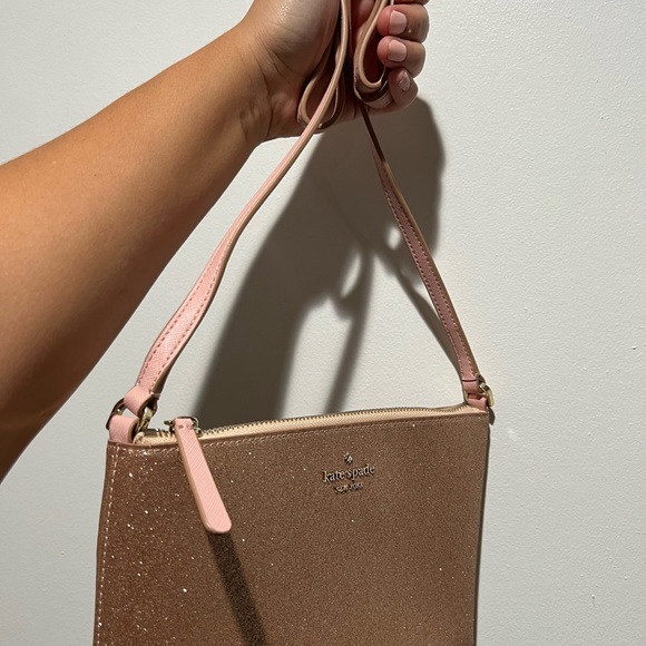 Pink sparkle Kate spade purse - Picture 3 of 4